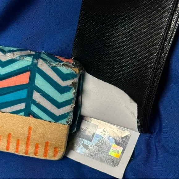 The North Face 550 Down Insulated Parka Jacket Women Large Blue Full Zip Pockets - Picture 12 of 14